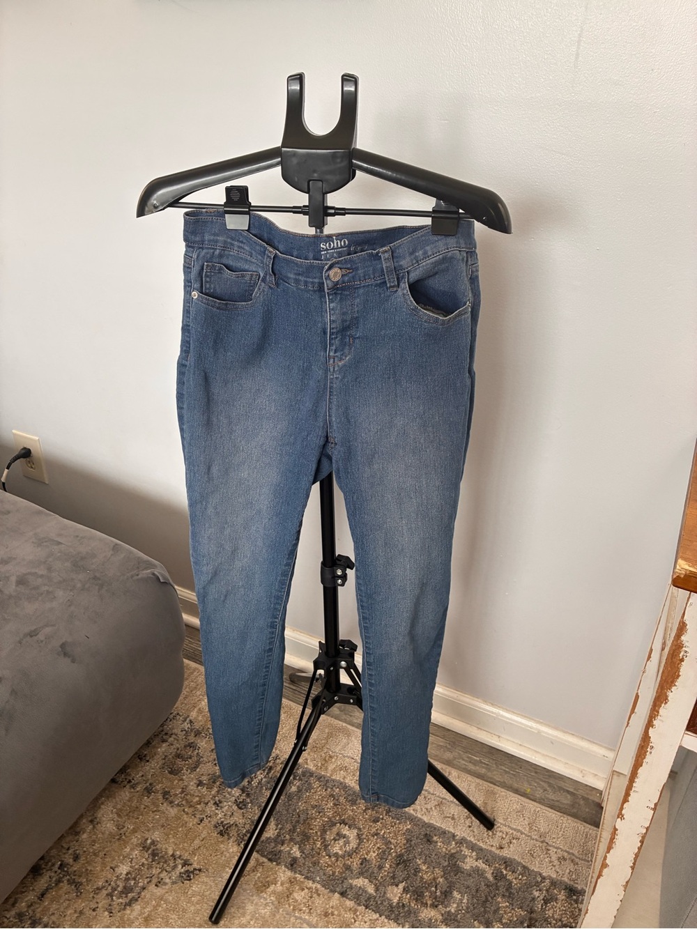 Soho Women’s Slim Fit Dark Blue Skinny Jeans